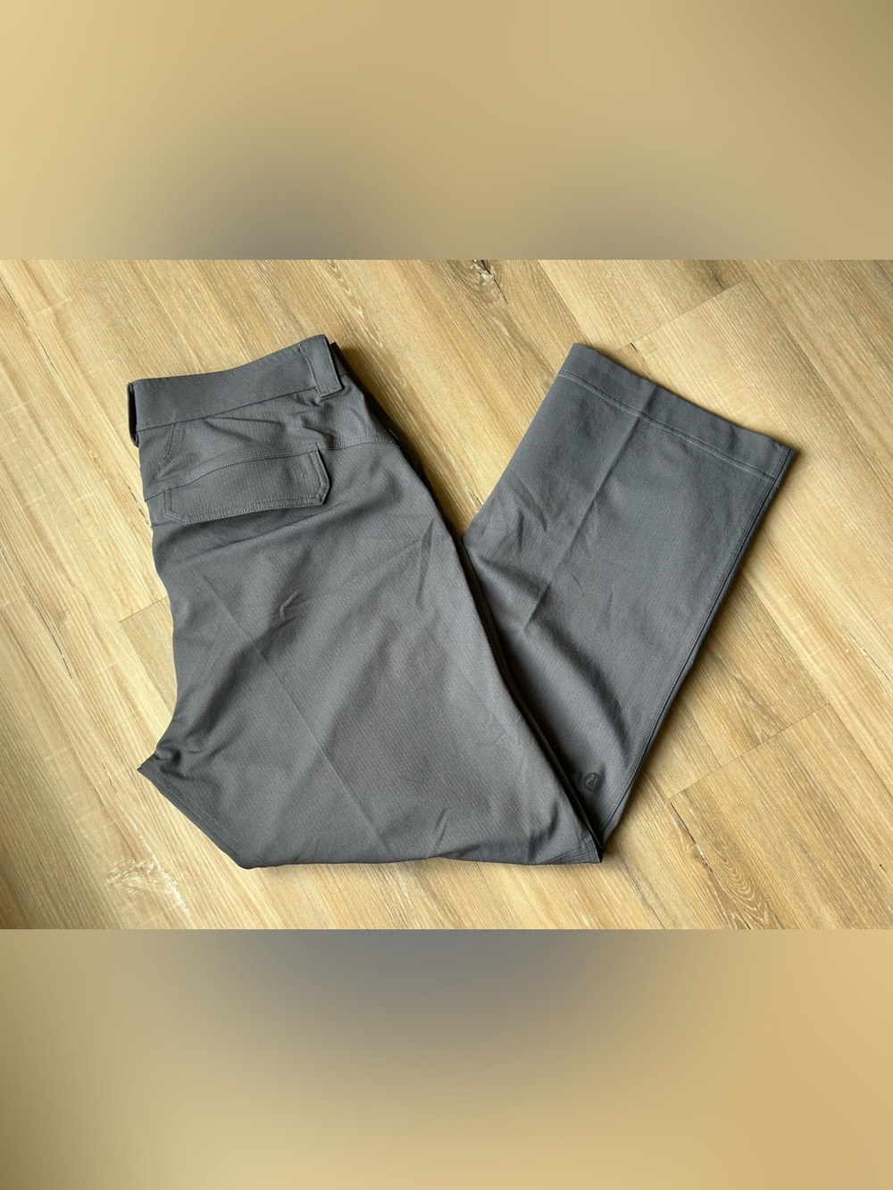 Lululemon Men’s Chino Pants Trouser Gray Pinstriped Striped Size 36
